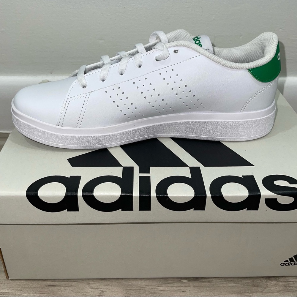 Adidas White and Green Sneakers - Picture 5 of 5